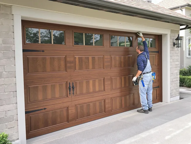 Custom garage door showcase by Sharon Garage Door Repair in Sharon