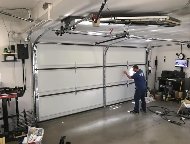 Professional garage door repair service by Sharon Garage Door Repair in Sharon