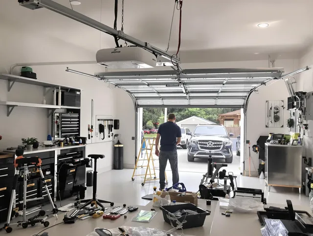 Garage door opener installation by Sharon Garage Door Repair in Sharon