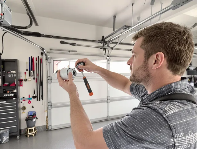 Garage door opener repair service by Sharon Garage Door Repair in Sharon