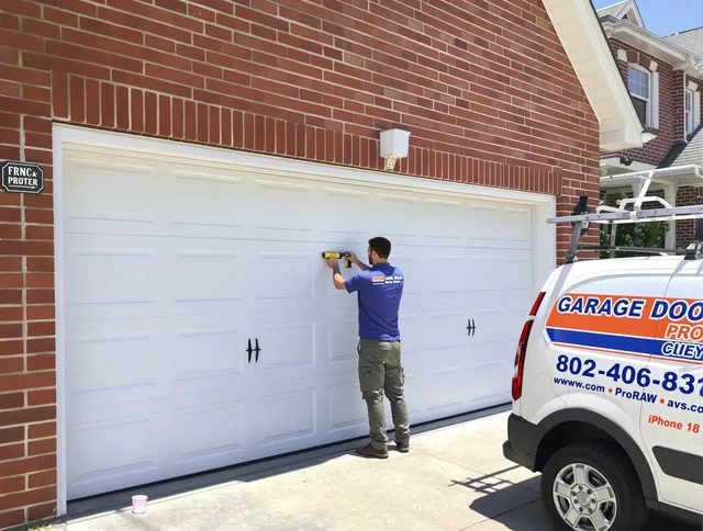 Local garage door repair service by Sharon Garage Door Repair in Sharon