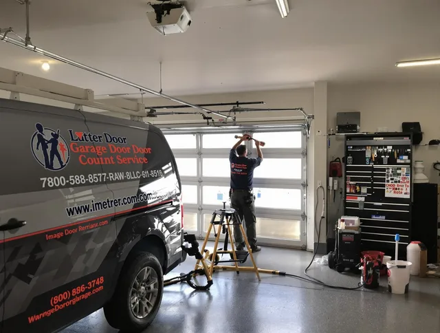 Sharon Garage Door Repair team performing same-day garage door repair in Sharon